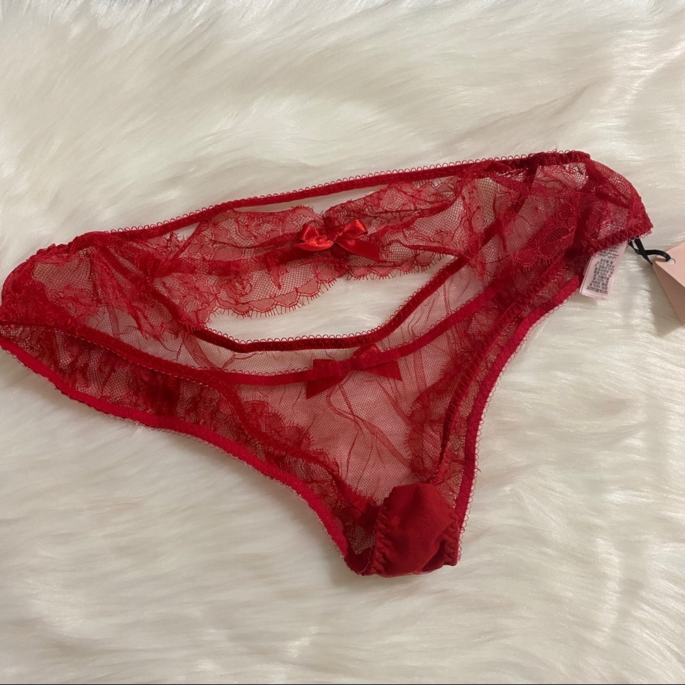 NWT Agent Provocateur Willa Red Brief - Picture 7 of 9